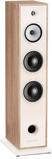 Triangle Borea BR10 Pereche Boxe Hi-Fi pardoseală 150W 3 Nr. de șoferi L31.4xA20.6xÎ102cm. Alb / Fag