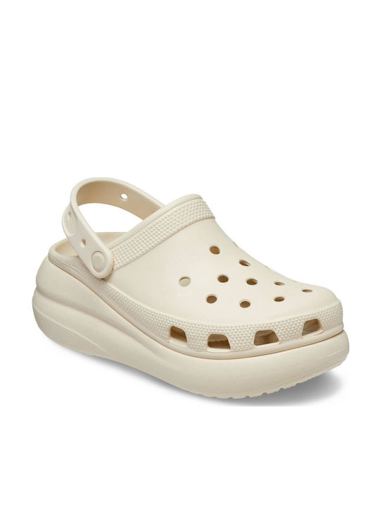 Crocs Classic Crush Дамски Клоги Бежов
