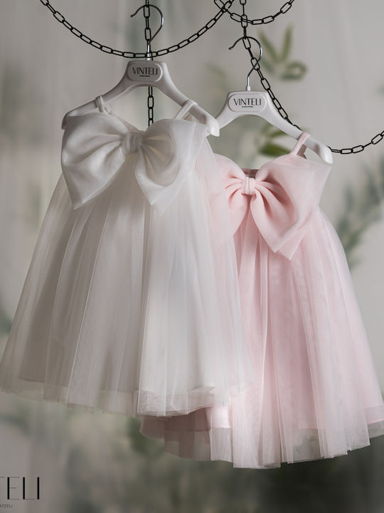 Vinteli Pink Baptism Dress