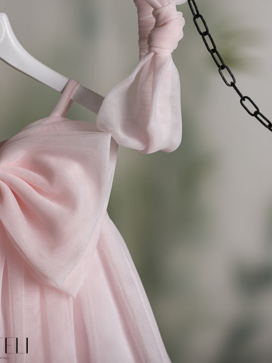 Vinteli Pink Baptism Dress
