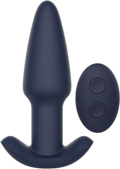 Dream Toys Anal Plug with Wireless Functionality and Vibration Black 25cm