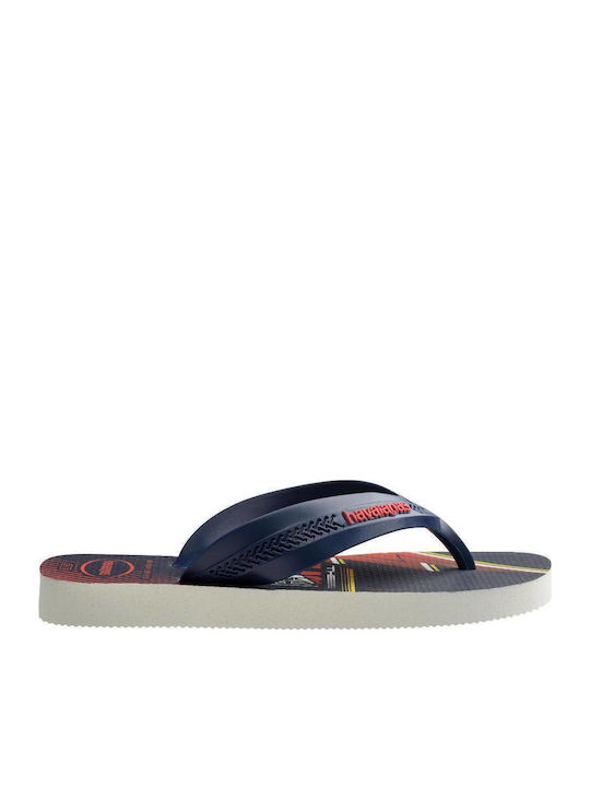 4130302-0001 Havaianas Kids Max Herois Бял Цвят