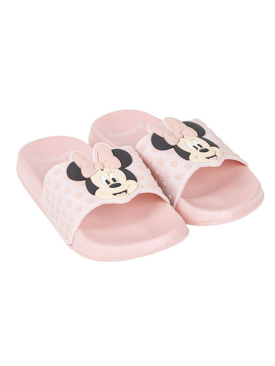 IQ Shoes Παιδικές Σαγιονάρες Slides Minnie Ροζ