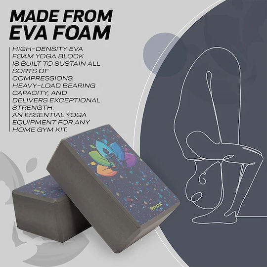 RDX Yoga Block Γκρι