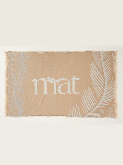 Mat Fashion Πετσέτα Microfiber Σώματος Μπεζ 86x180εκ.