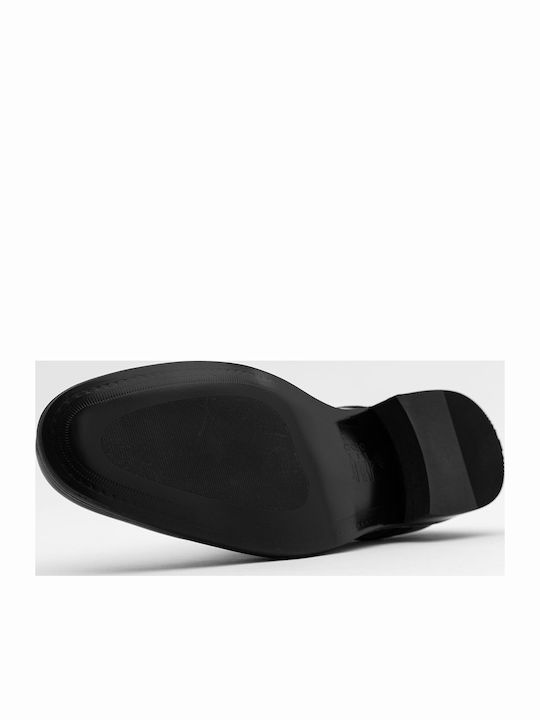 Leder Herrenschuhe Schwarz