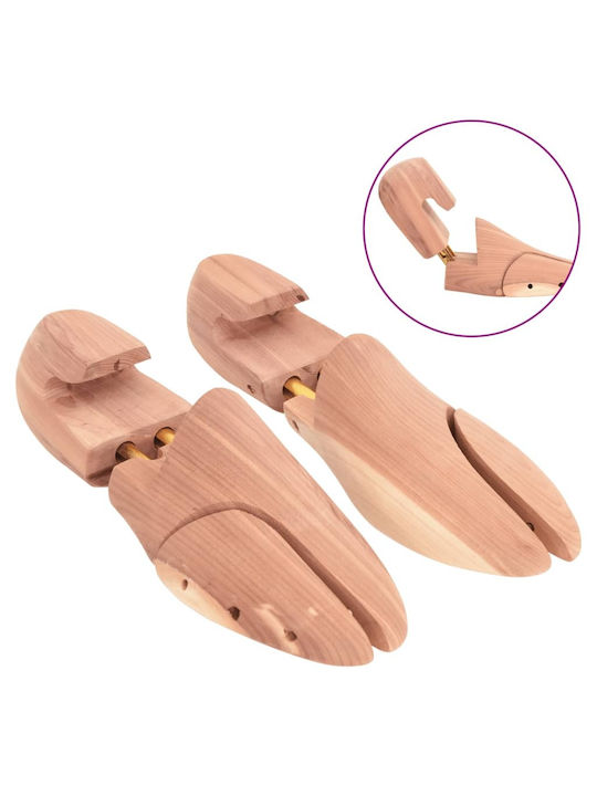 Vidaxl Shoe Tree Size Eu 38-39 Solid Cedar Wood