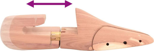 Vidaxl Schuhspanner Größe EU 38-39 Massives Zedernholz