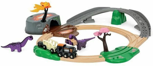 Brio Toys Δεινόσαυροι Σετ με Τρενάκι για 3+ Ετών