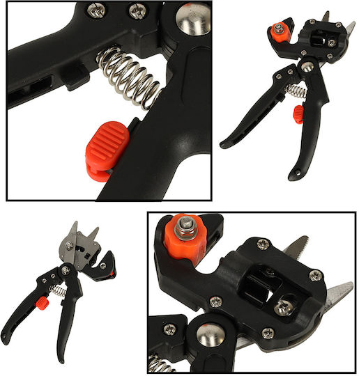 Ψαλίδι με Μεταλλική Λεπίδα Μαύρο 1τμχ