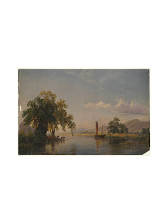 Santa Clara Valley, Cal Gemälde auf Leinwand 100x150cm