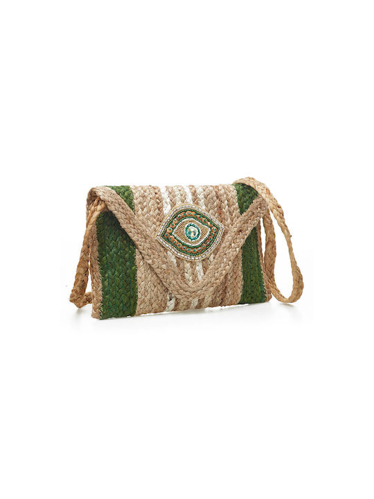 Verde Damen Tasche Schulter Grün