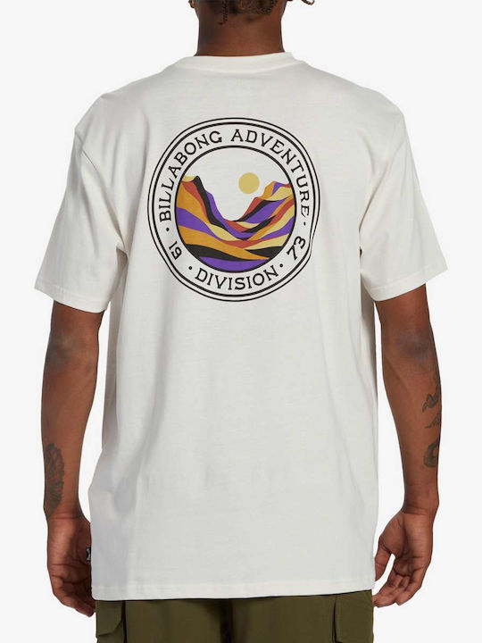 Billabong T-shirt Bărbătesc cu Mânecă Scurtă Alb