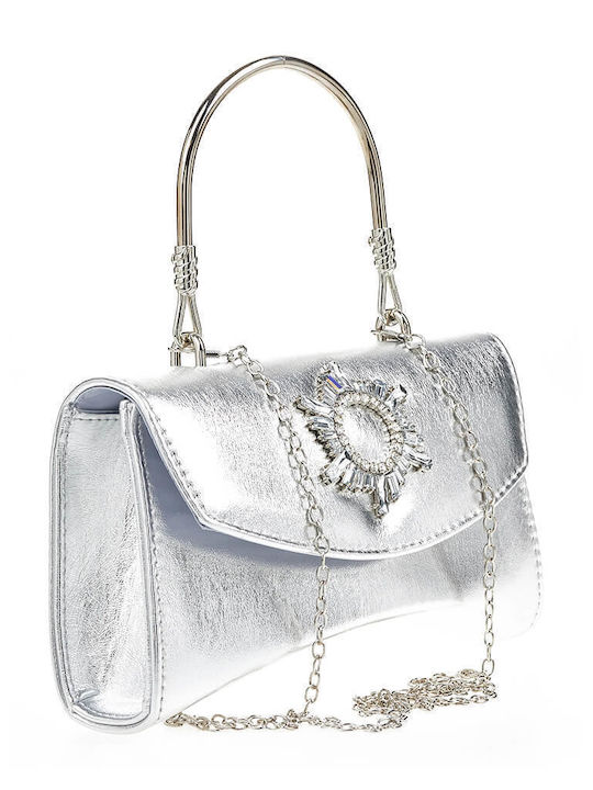 Verde Damen Tasche Silber