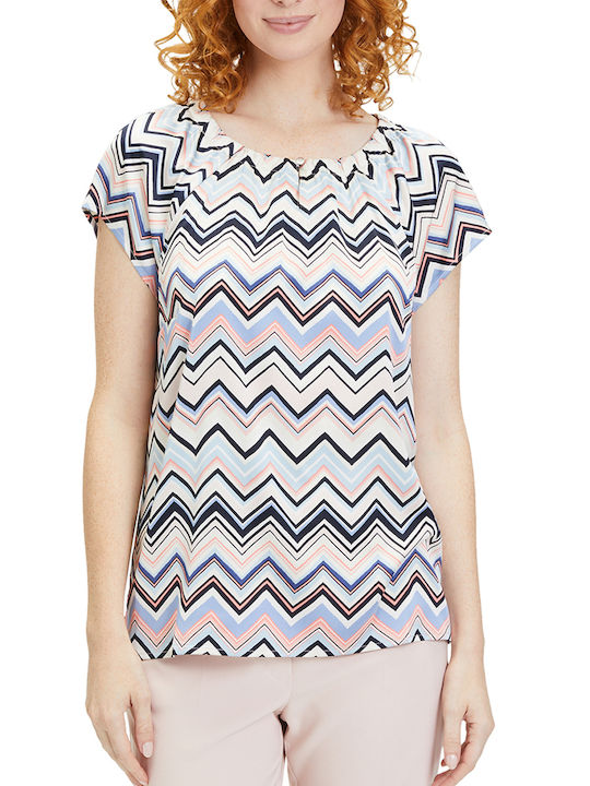 Betty Barclay Women's Blouse Short Sleeve Multi