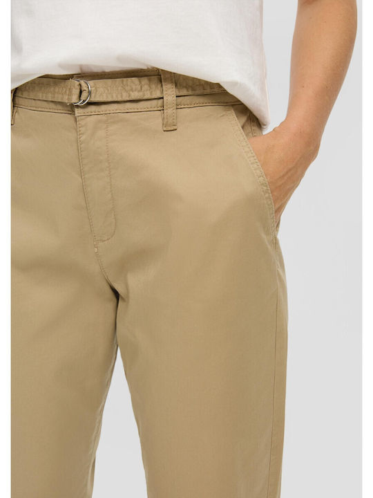 Women's Chino Trousers Regular Fit Beige