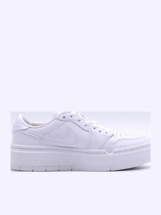 Air  1 Elevate Low Adidași Flatforms Pentru Femei Alb