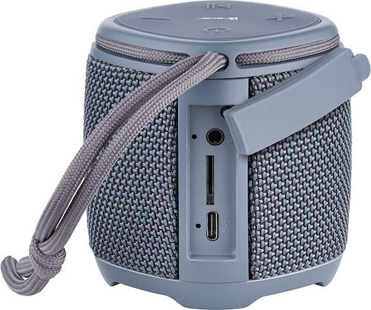 Splash Ηχείο Bluetooth 5W με Ραδιόφωνο και Διάρκεια Μπαταρίας έως 6 ώρες Γκρι