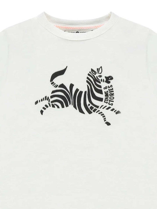 Kinder-T-Shirt Ecru