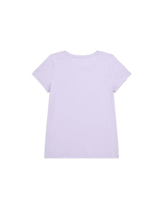 Guess Kids' T-shirt Light Lilac