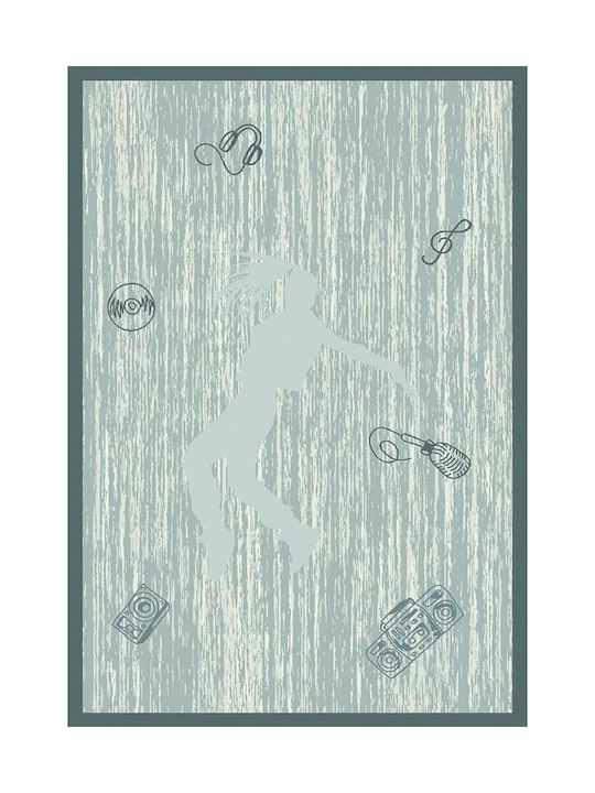 Ezzo Vagio Dancer A649acd Παιδικό Χαλί Γκρι 155x230cm