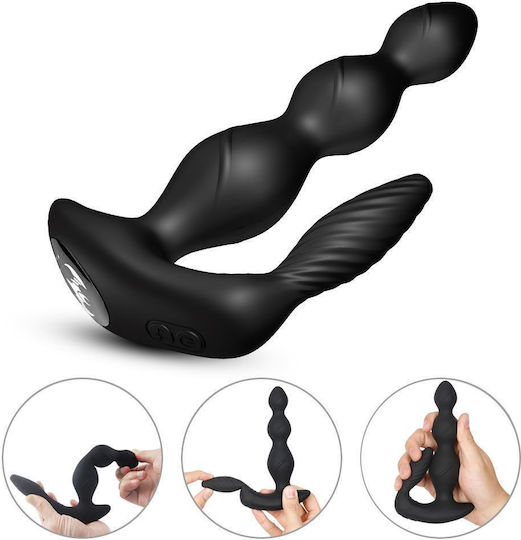 Anal Plug Klitoris Massager 9 Modi 17 Cm
