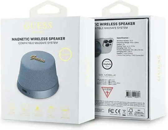 Guess Boxă Bluetooth 3W Albastru