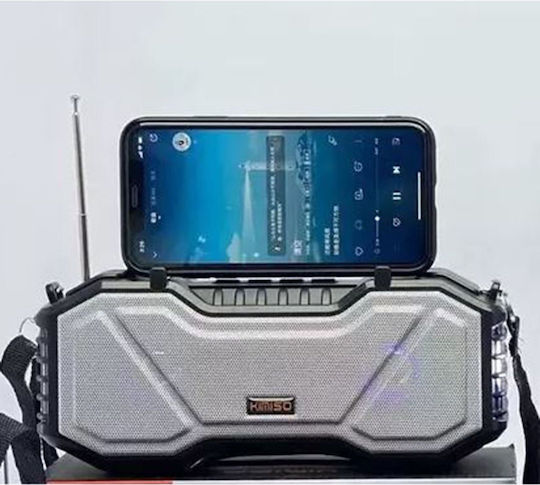 Kimiso KMS-137 Bluetooth Speaker 10W with Radio Gray