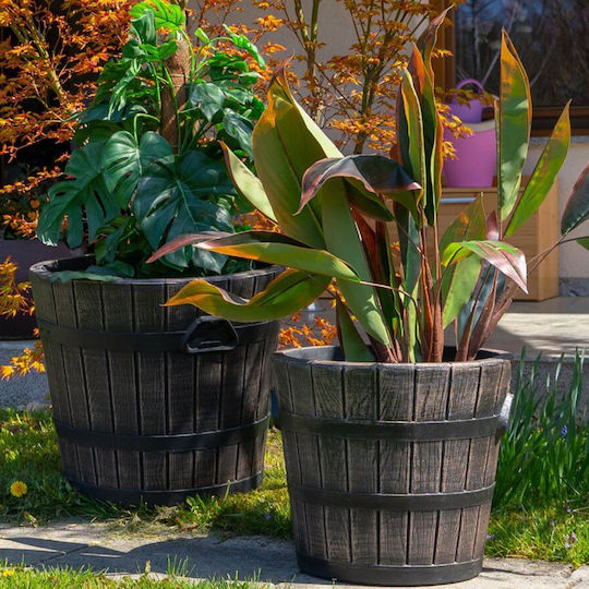 Viosarp Planter Plastic Gray 39x39cm.