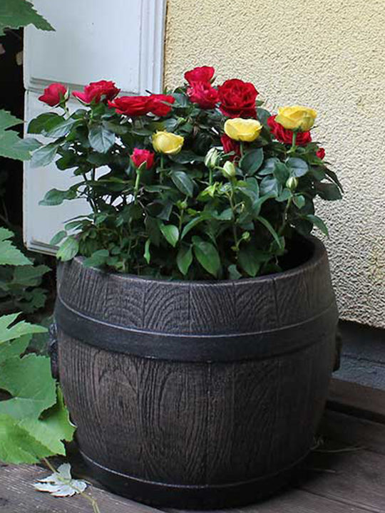 Viosarp Planter Plastic Gray 33x33cm.