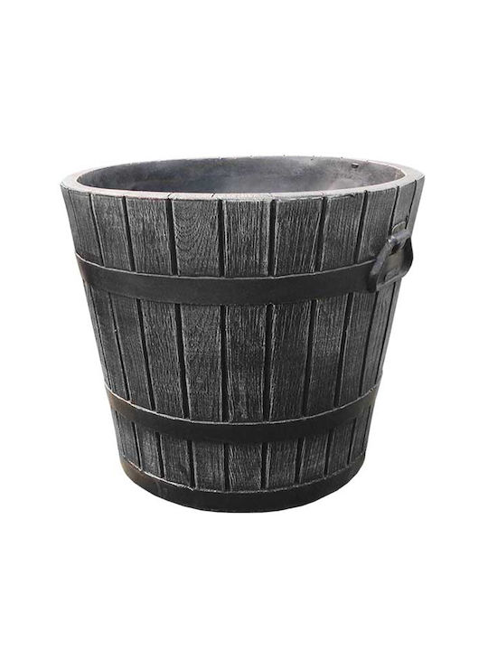 Viosarp Planter Plastic Gray 39x39cm.