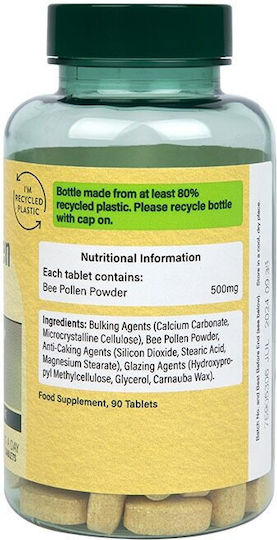 Holland & Barrett Bee Pollen 500mg 90 Registerkarten