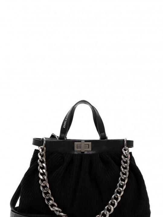 Emily & Noah Damen Tasche Shopper Schulter Schwarz