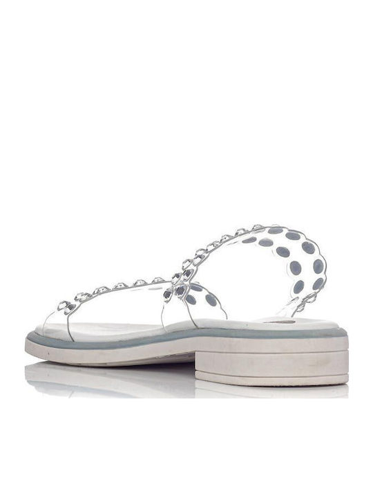 Sandale Casual Damă Anatomice Alb
