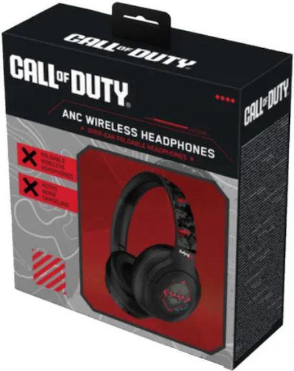 OTL Call of Duty: MW3 Wireless / Wired Kids' Over Ear Headphones with 20 Hours Playing Time and Quick Charge Black