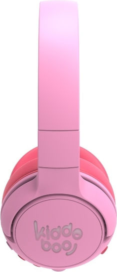 Kiddoboo KBHB02 Kabellos / Kabelgebunden Kinder Am Ohr Kopfhörer mit 20 Stunden Betriebszeit Rosa