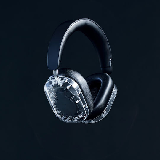 Mondo Wireless / Wired Over Ear Headphones with 45 hours of Operation and Quick Charge Transparent