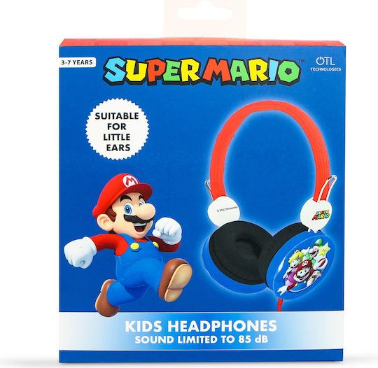 OTL Super Mario & Friends Căști Audio On Ear De Copii Albastre Cu Fir