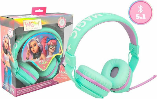 WOW Generation WOW00026 Wireless On Ear Multimedia Headphone with Microphone Bluetooth Multicolour
