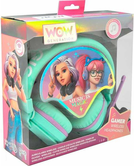 WOW Generation WOW00026 Wireless On Ear Multimedia Headphone with Microphone Bluetooth Multicolour