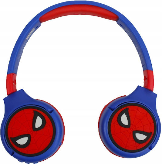 Lexibook Spider-Man Wireless / Wired On Ear Headphones Red / Blue