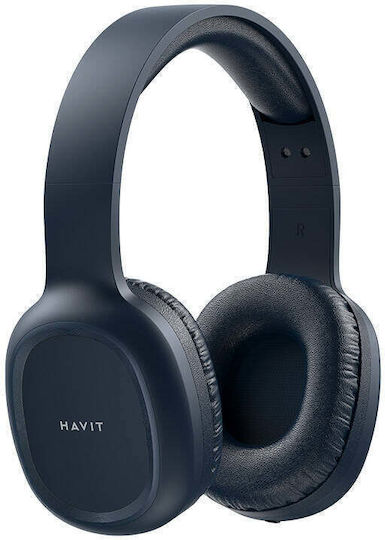 Havit H2590BT PRO Wireless / Wired On Ear Headphones with Radio with 4 hours of Operation Blue H2590BT Pro