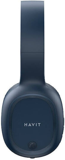 Havit H2590BT PRO Безжични / Жични Over Ear Слушалки с Радио с 4 часа Работа Сини