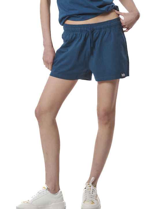 Body Action Essential Lounge Women's Activewear Shorts Blue
