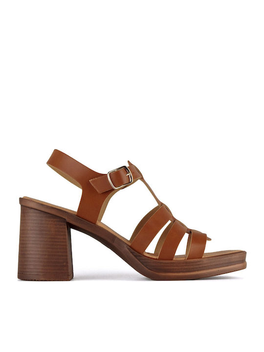 Leather Sandals Brown