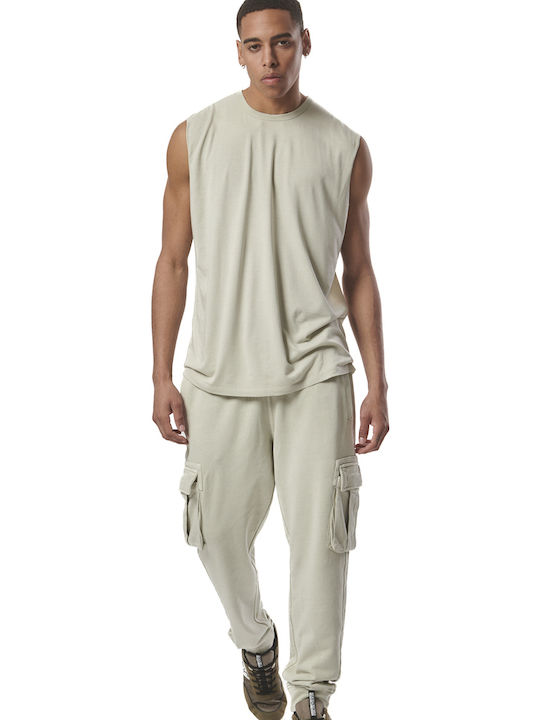 Cargo-Hose Jogginghose mit Gummizug Gray