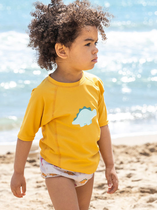 Saro Dinos Kinder Badebekleidung Rashguard Gelbe