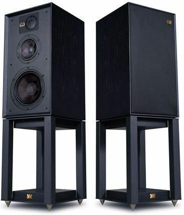 Linton Stand Set S019.31737 Paar Hi-Fi Lautsprecher Boden 200W 3 Anzahl von Fahrern B30xT36xH56.5cm. Schwarz