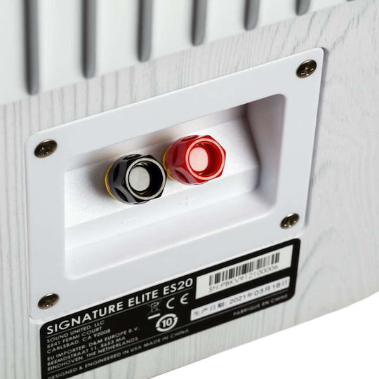 Polk Audio Signature Elite ES20 Ζεύγος Ηχείων Hi-Fi Βιβλιοθήκης 2 Δρόμων Π21.59xΒ35.05xΥ37.59εκ. Λευκό