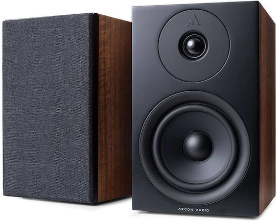 Argon Audio Forus 5 Pereche Boxe Hi-Fi Perete 2 Nr. de șoferi L27.2xA21.2xÎ16.8cm. Nuci